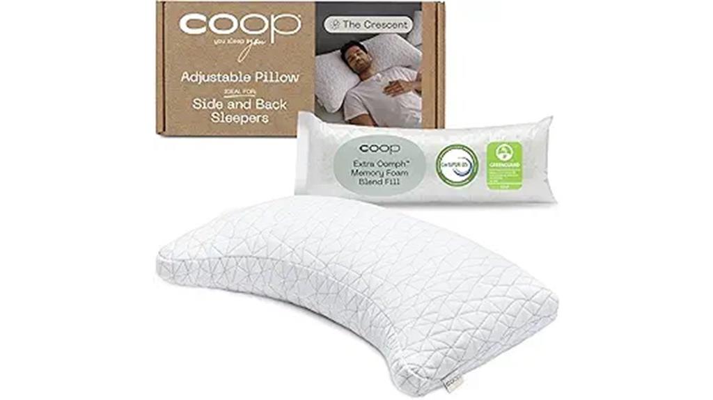 adjustable queen bed pillow