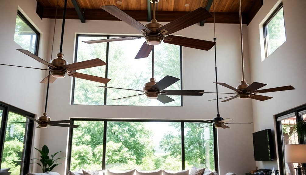 ceiling fans for cooling