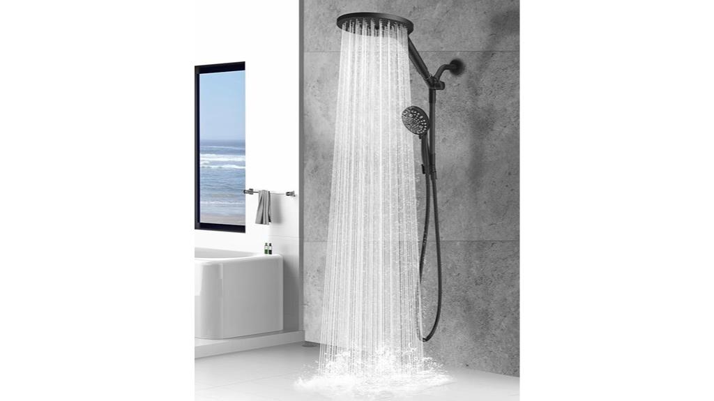 dual shower head combo