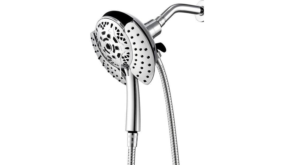 dual shower head design