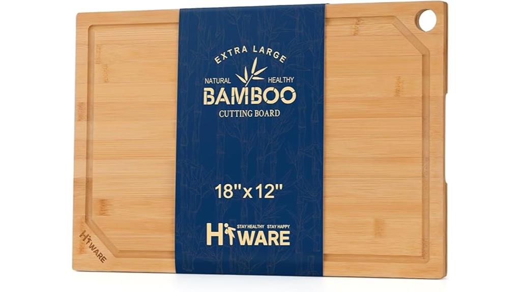 extra large bamboo cutting board