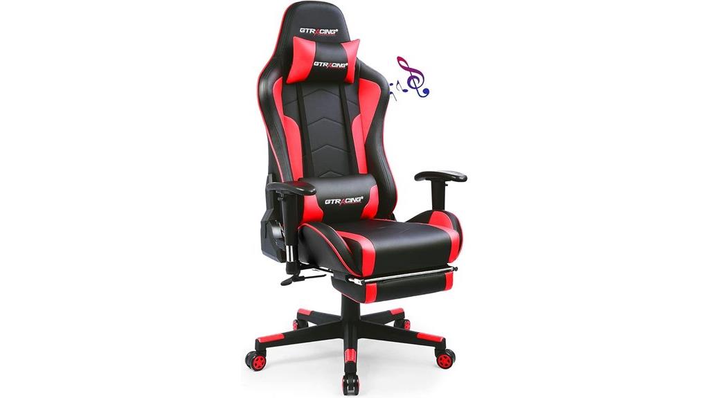 gaming chair with speakers