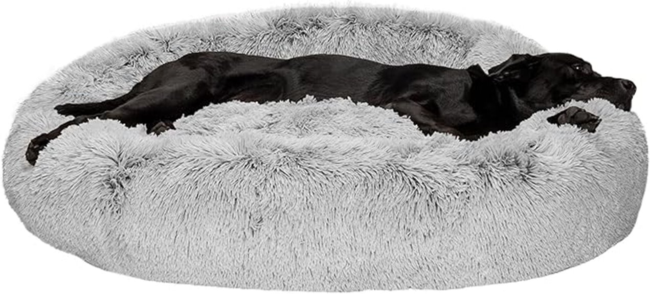 large calming donut bed