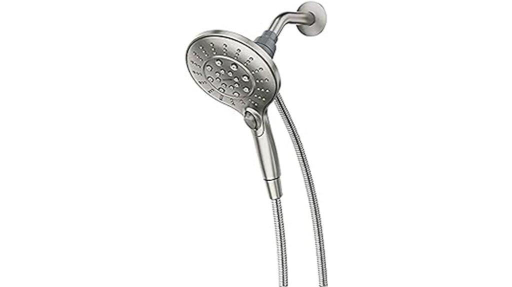 magnetic handheld showerhead features