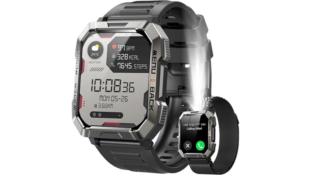 tactical smartwatch with calling