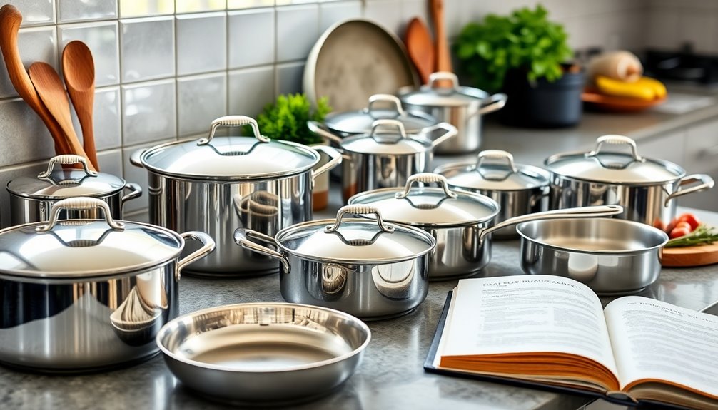 top stainless steel cookware