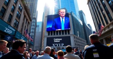 trump xrp coinbase boom