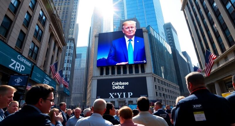 trump xrp coinbase boom