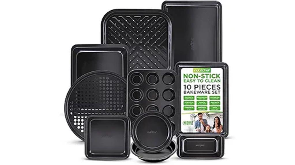 10 piece non stick baking set