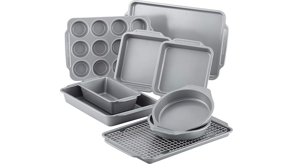 10 piece nonstick bakeware set