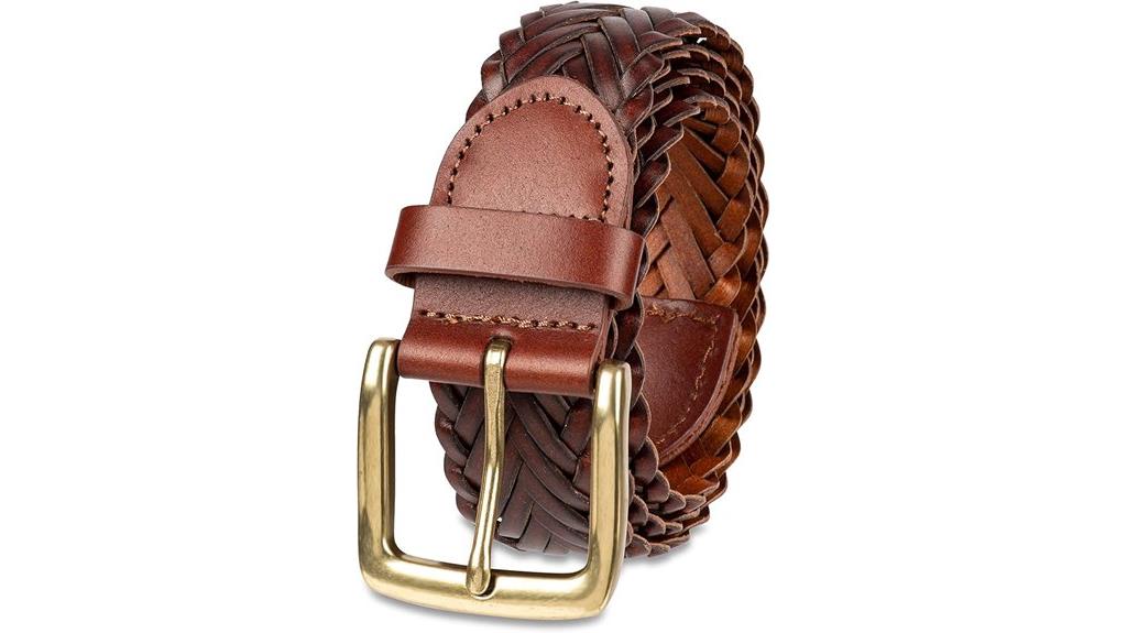 adjustable braided men s belt
