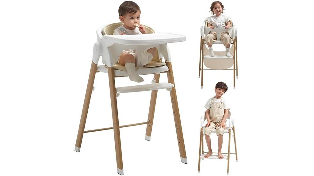 adjustable foldable baby chair
