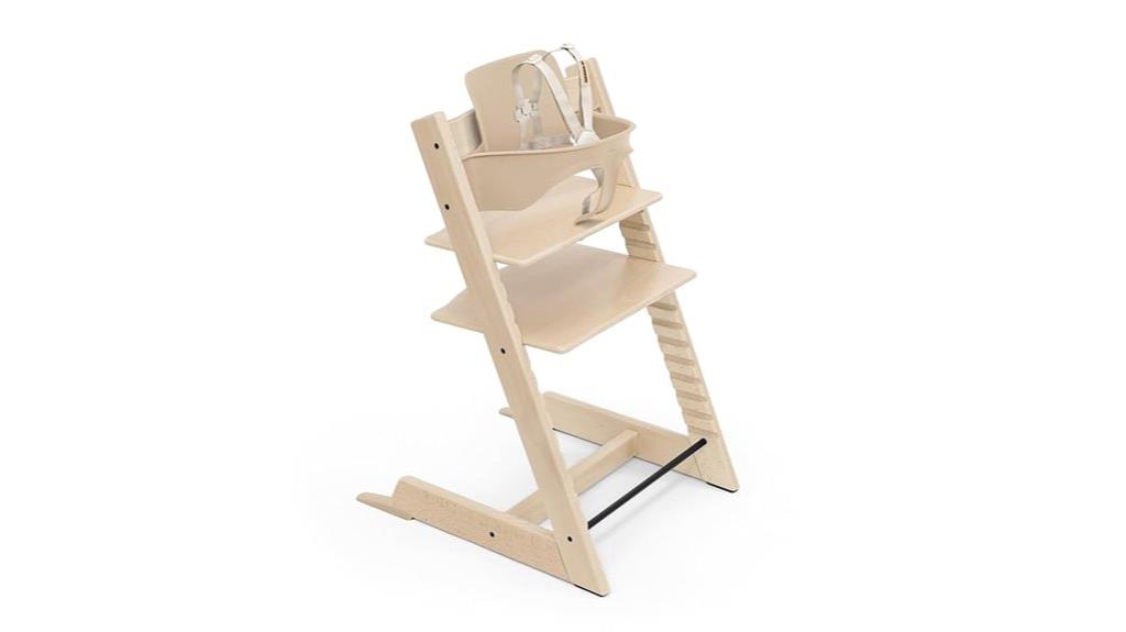 adjustable wooden high chair