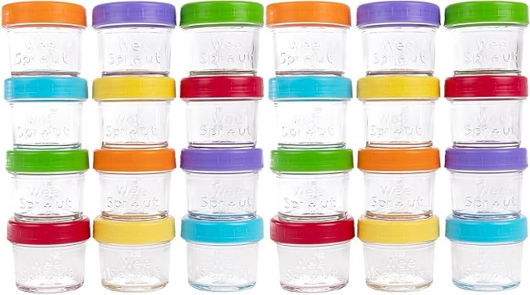baby food glass jars