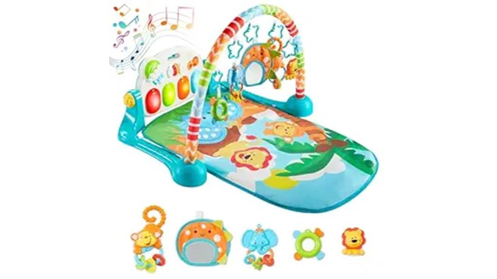baby play mat with piano