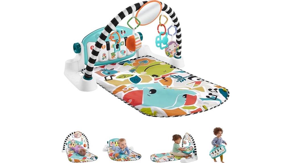 baby playmat with piano