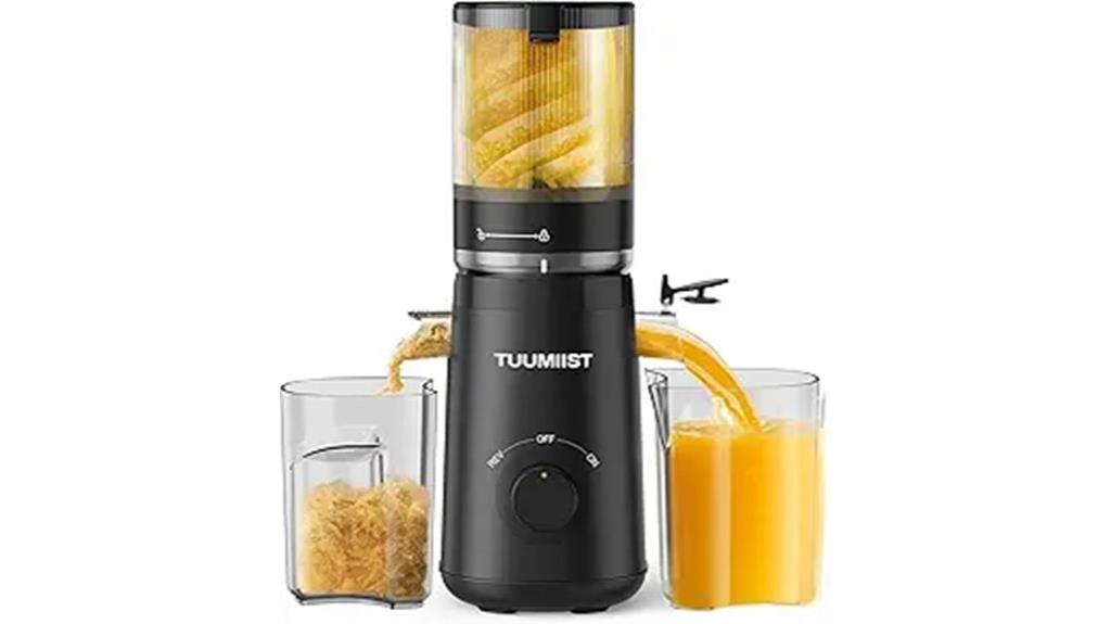 cold press juicer chute