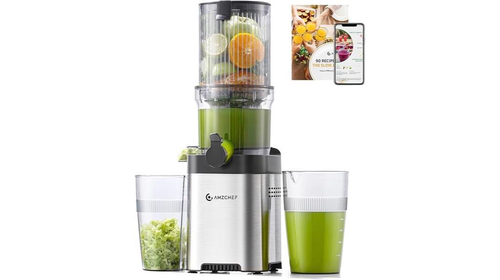 cold press juicer large feed