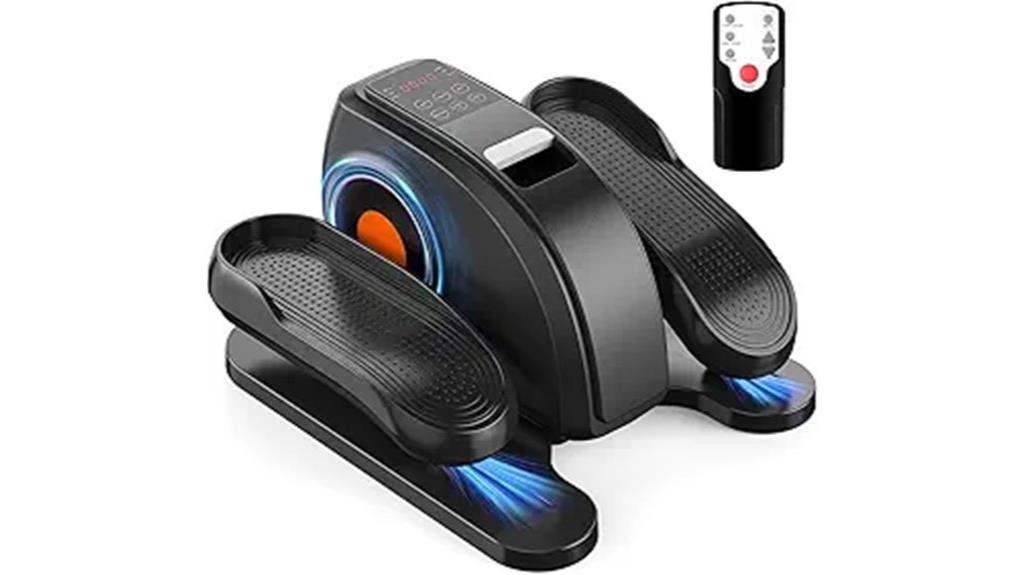 compact under desk pedal exerciser