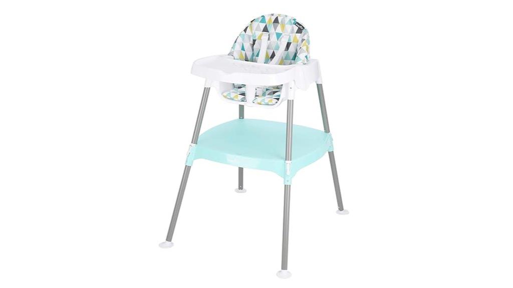 convertible polyester high chair