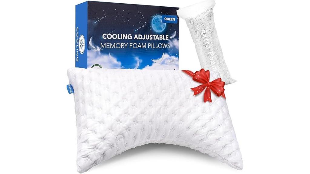 cooling pillow for side sleepers