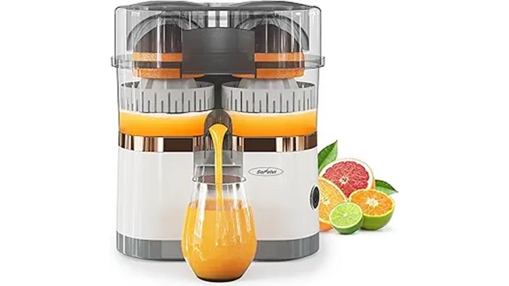 dual head citrus juicer