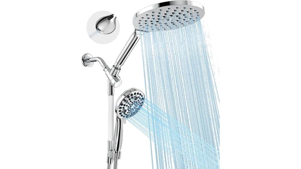 dual shower head system