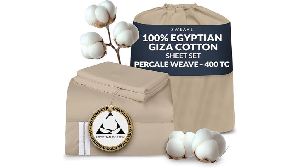 egyptian cotton twin sheets
