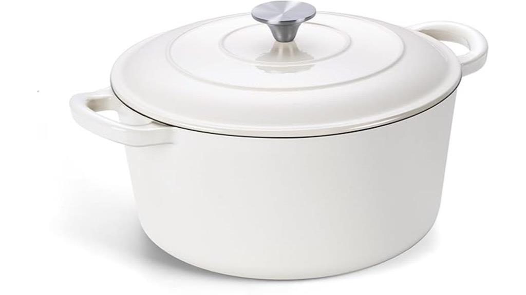 enamelled cast iron dutch oven