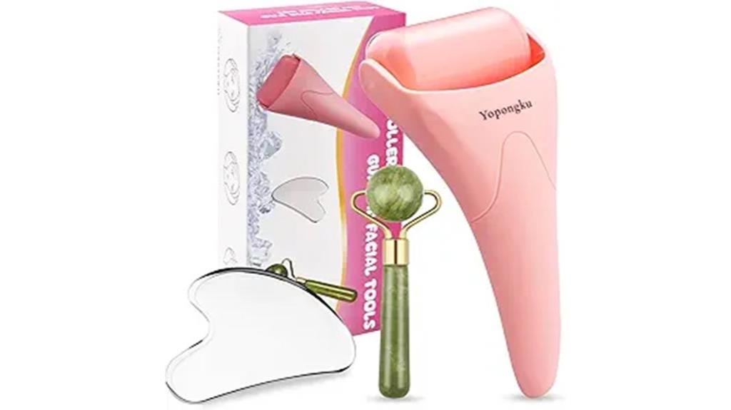 facial gua sha and ice roller