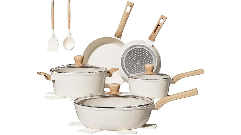 four piece nonstick cookware set