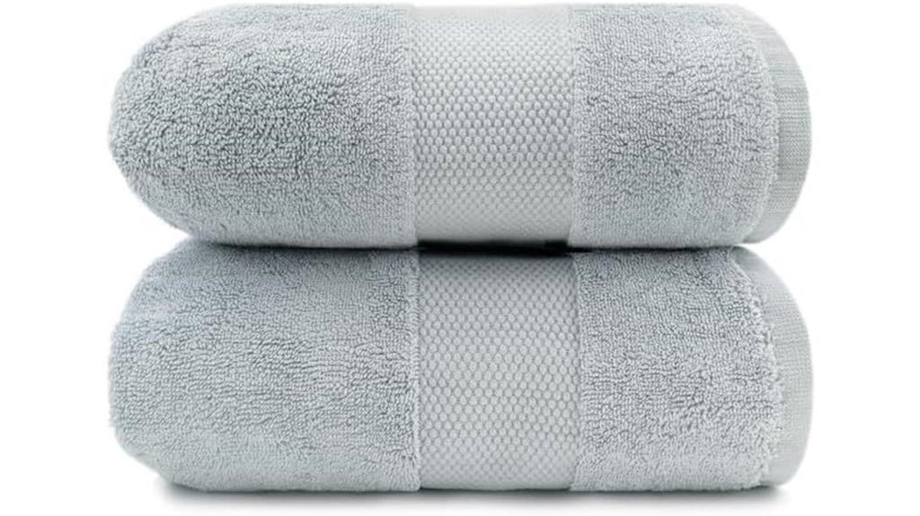 green organic cotton towels