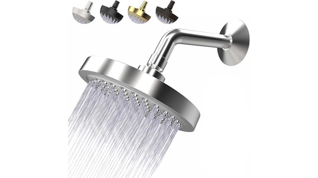 high pressure anti clog shower head