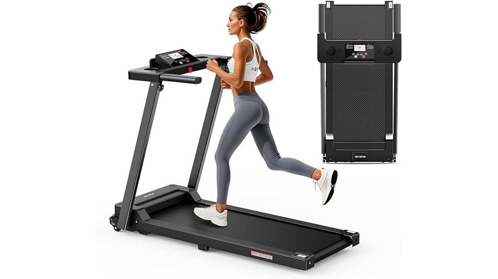 home treadmill with handles