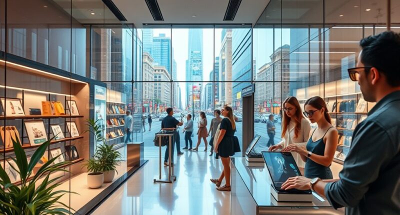 integrated online in store shopping