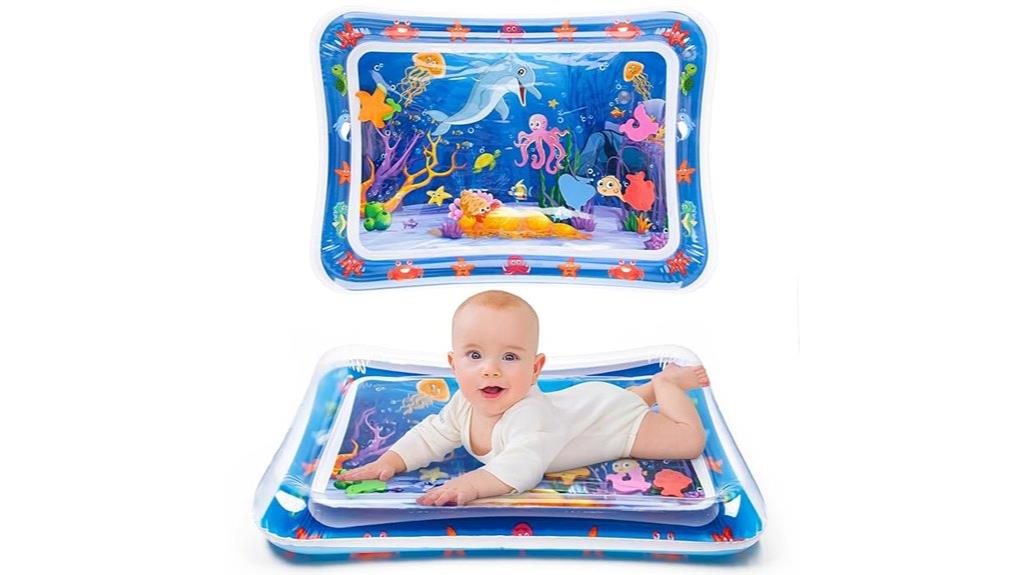 interactive baby water mat
