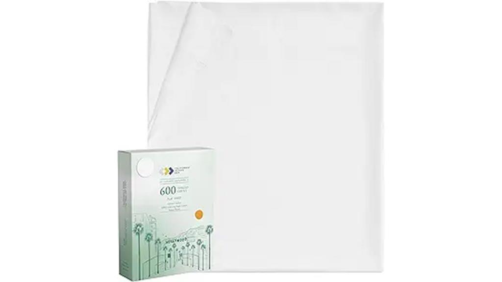 luxury king flat sheet