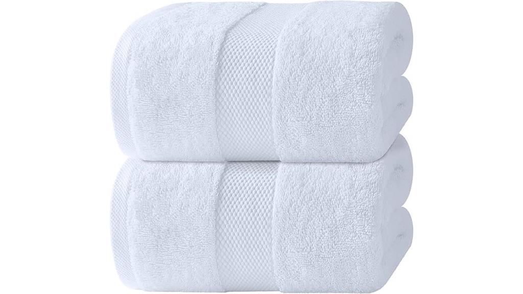luxury white bath towels