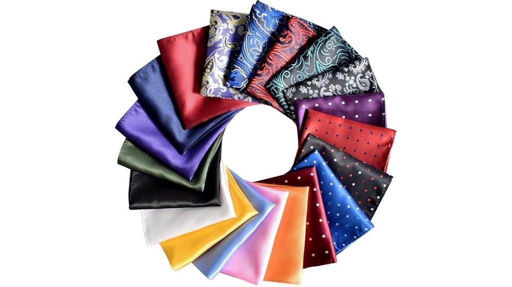 men s 20 pocket squares