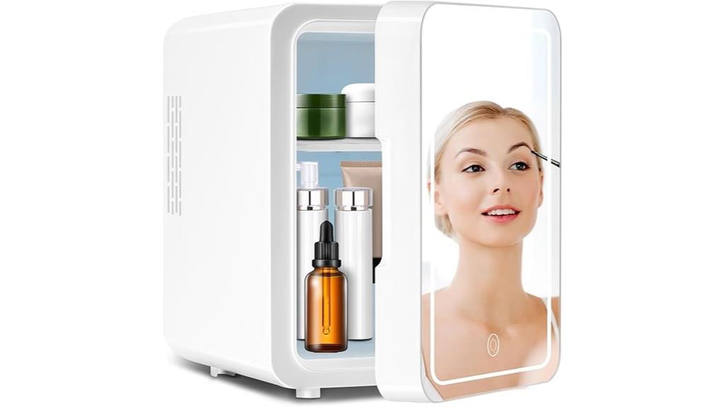 mini fridge with led