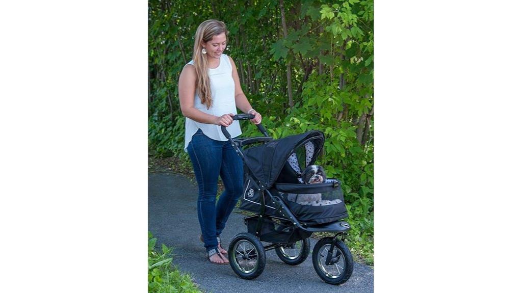 no zip pet stroller