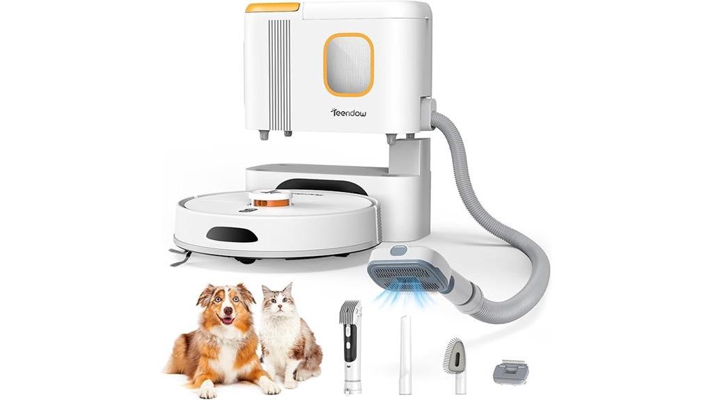 pet hair handling robot