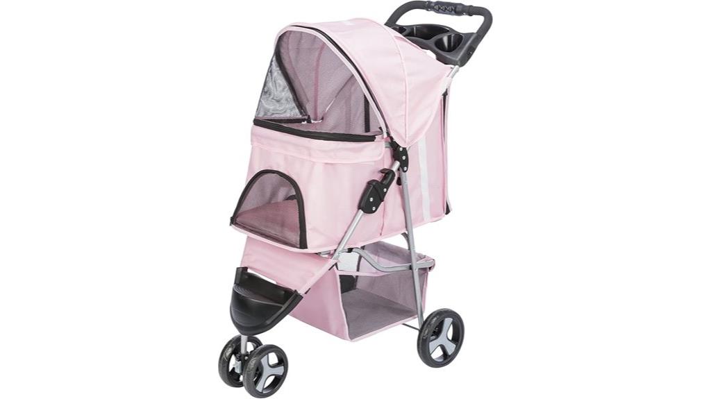 portable cat dog stroller
