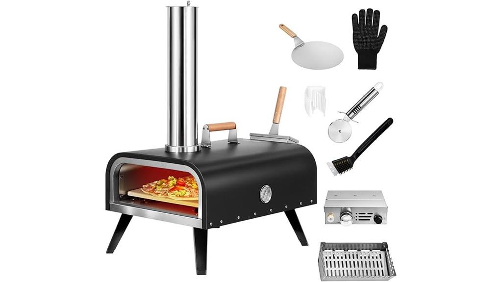 portable multi fuel pizza oven