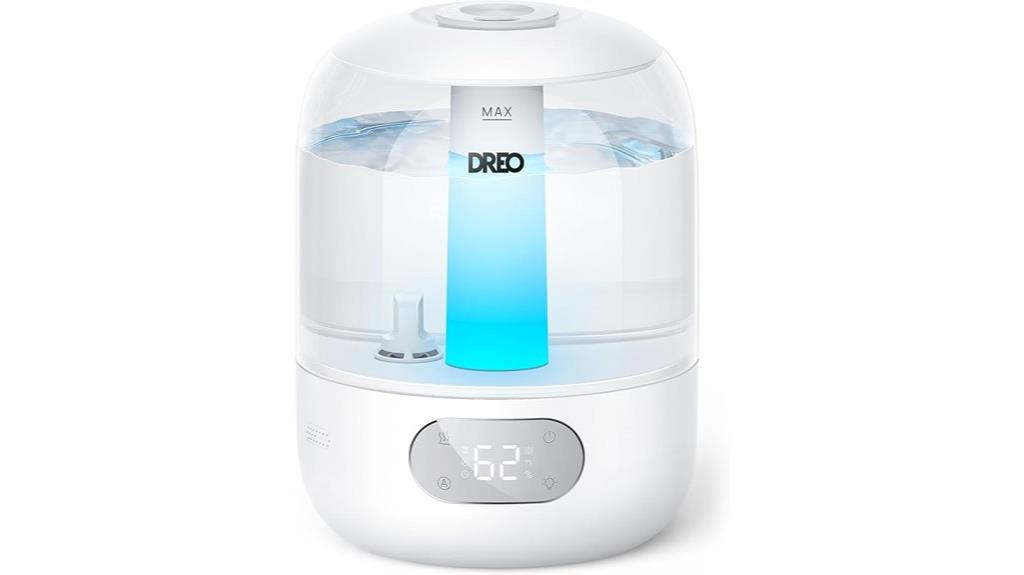 quiet 3l bedroom humidifier