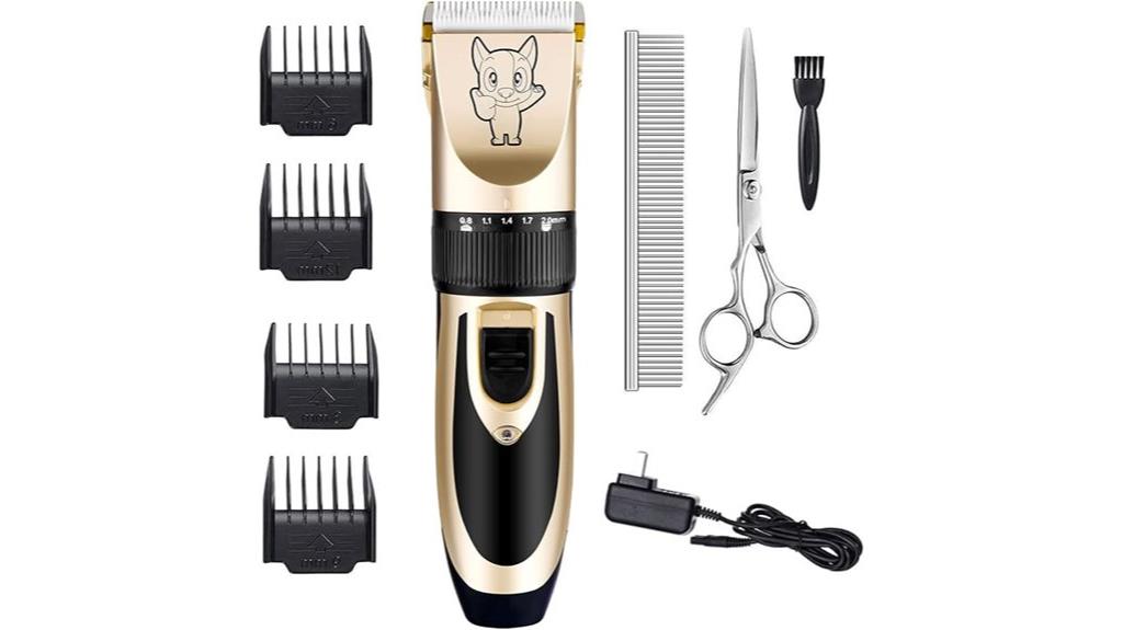 quiet cordless pet clippers