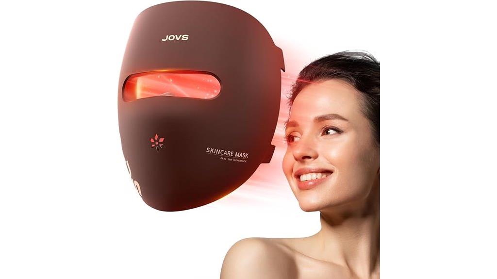 red light facial mask