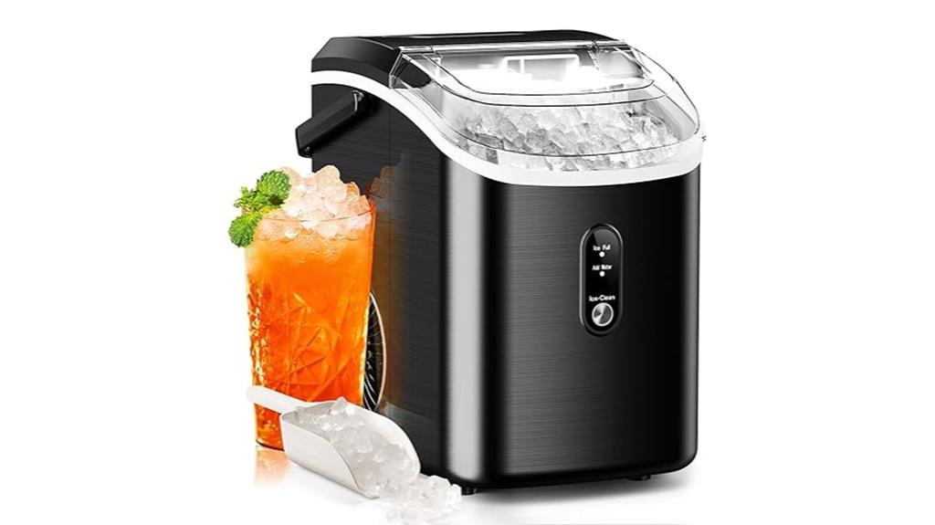 self cleaning nugget ice maker