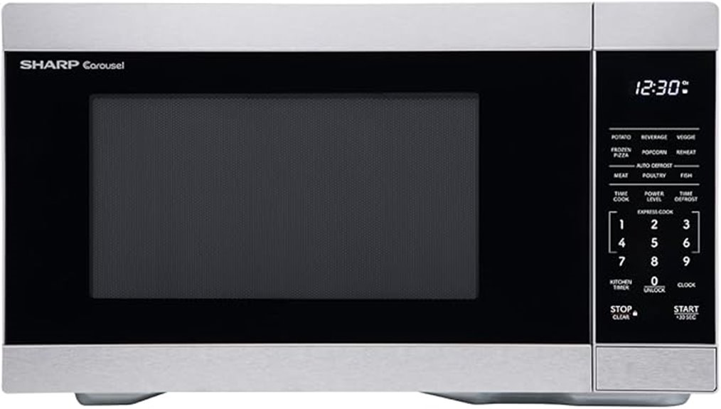 sharp countertop microwave