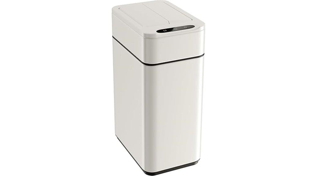 small sensor trash can